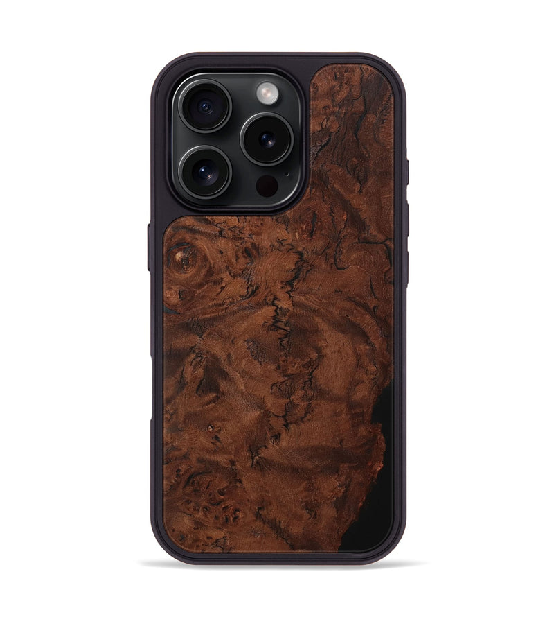 iPhone 16 Pro Wood Phone Case - Auston (Wood Burl, 729985)