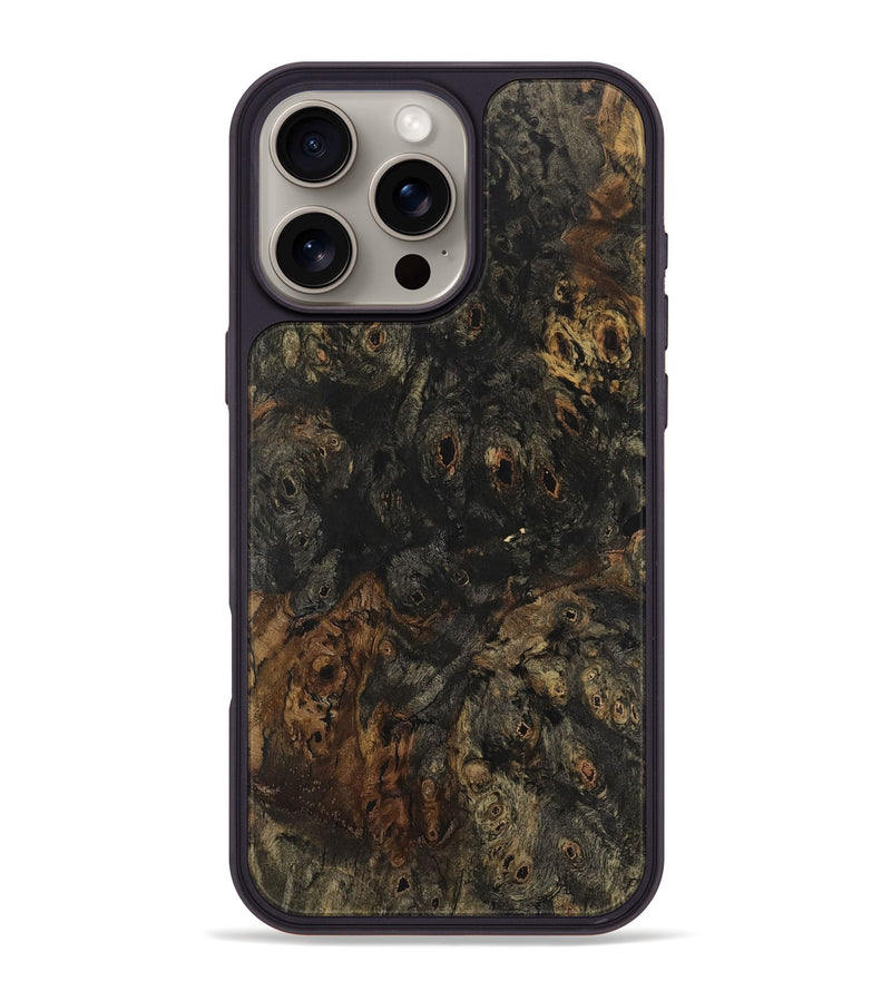 iPhone 16 Pro Max Wood Phone Case - Andree (Wood Burl, 730005)