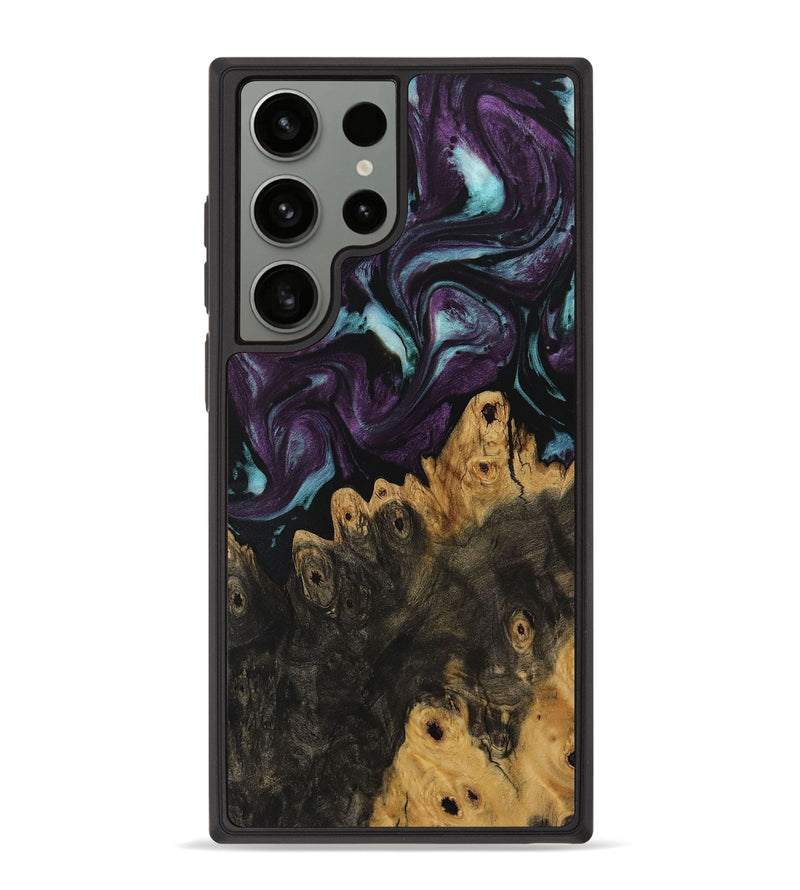 Galaxy S23 Ultra Wood Phone Case - Agnese (Purple, 730027)