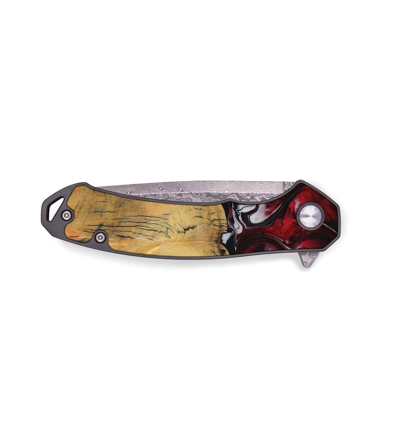 EDC Wood Pocket Knife - Burgess (Red, 730040)