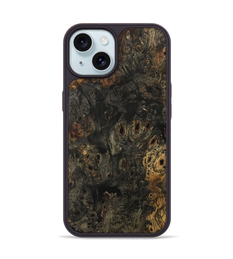iPhone 15 Wood Phone Case - Shamar (Wood Burl, 730056)