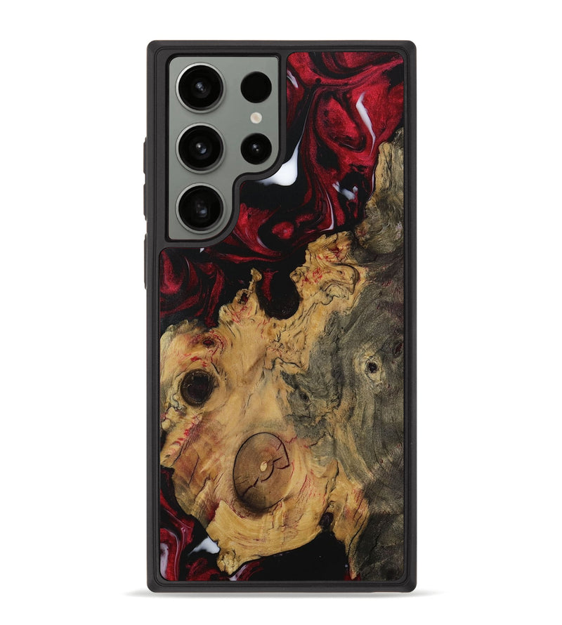 Galaxy S23 Ultra Wood Phone Case - Orlyn (Red, 730075)
