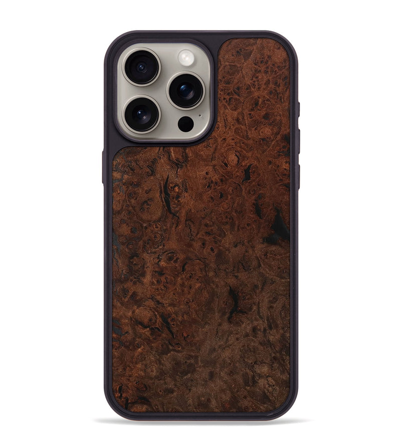 iPhone 15 Pro Max Wood Phone Case - Phelia (Wood Burl, 730082)