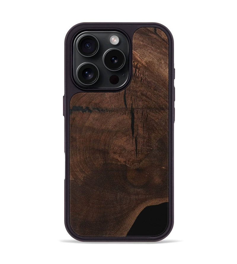 iPhone 16 Pro Wood Phone Case - Neille (Wood Burl, 730087)