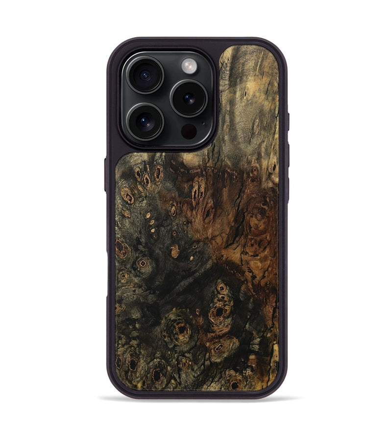 iPhone 16 Pro Wood Phone Case - Harden (Wood Burl, 730096)