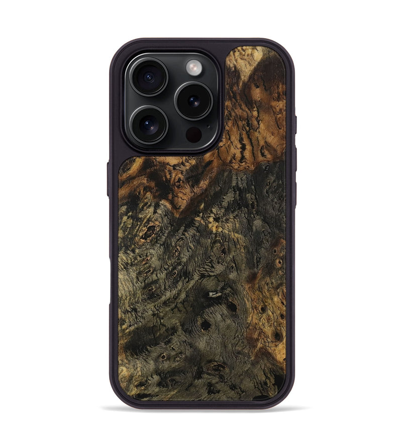 iPhone 16 Pro Wood Phone Case - Lesa (Wood Burl, 730102)