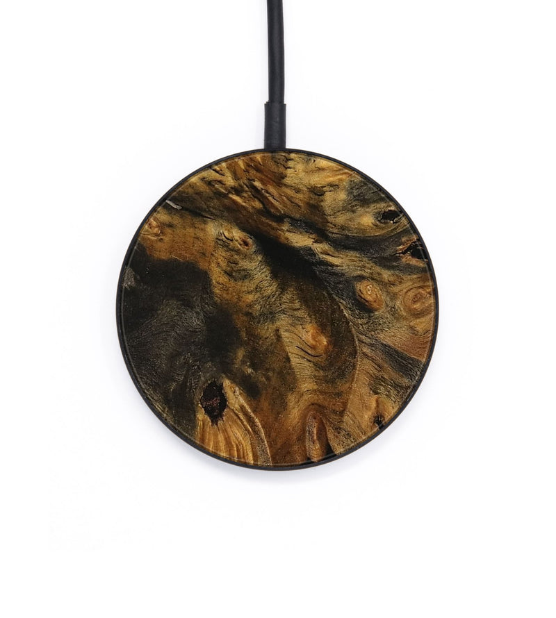 Circle Wood Wireless Charger - Delmer (Pure Black, 730166)
