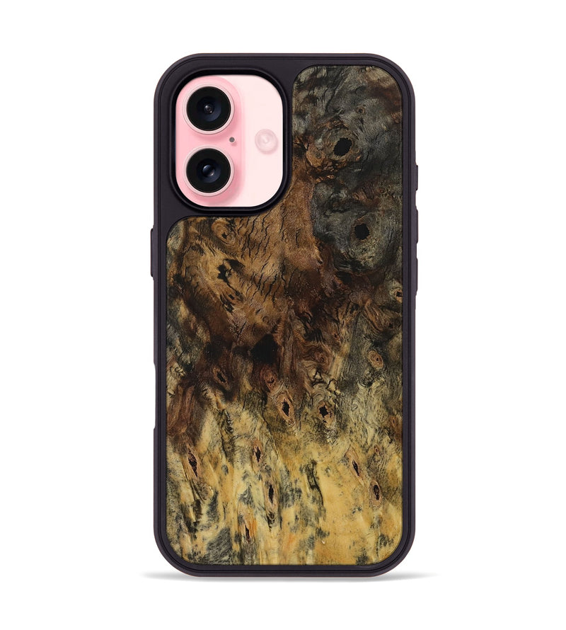 iPhone 16 Wood Phone Case - Harish (Wood Burl, 730169)