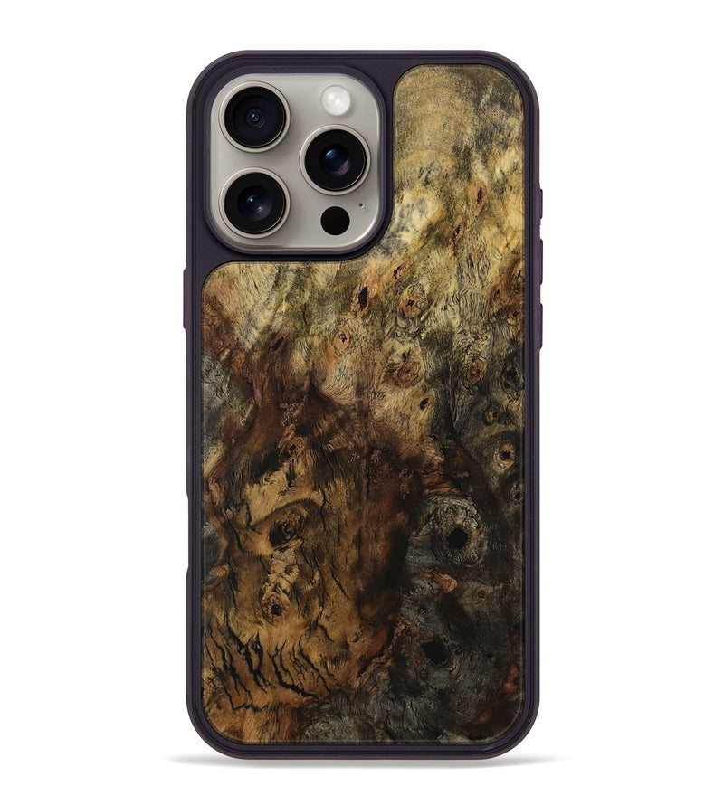 iPhone 16 Pro Max Wood Phone Case - Darrell (Wood Burl, 730170)
