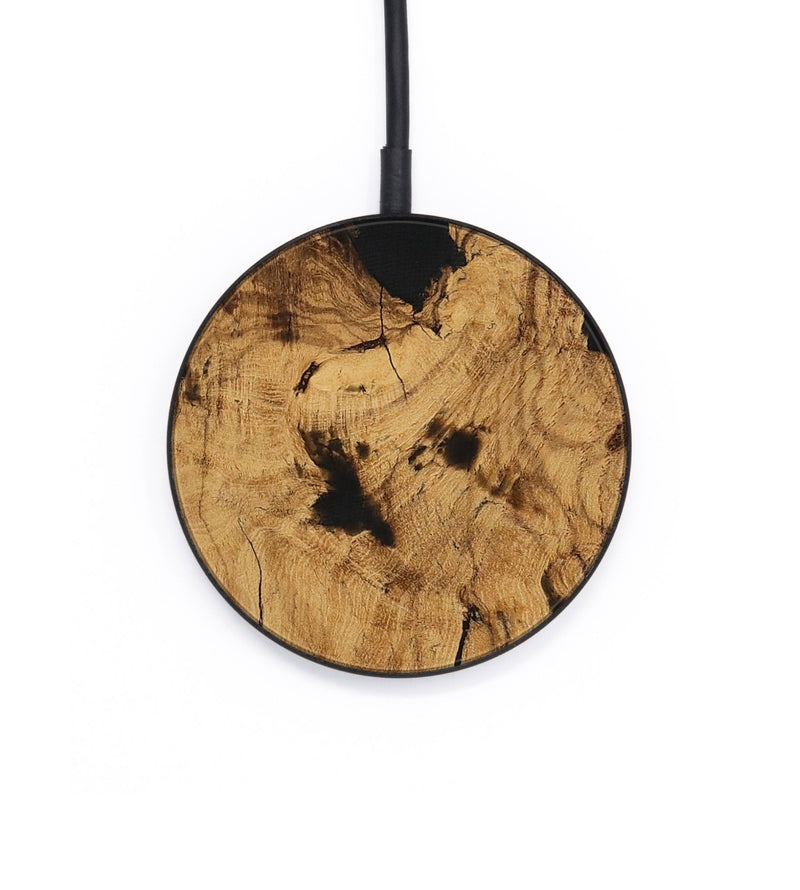 Circle Wood Wireless Charger - Jeff (Wood Burl, 730196)