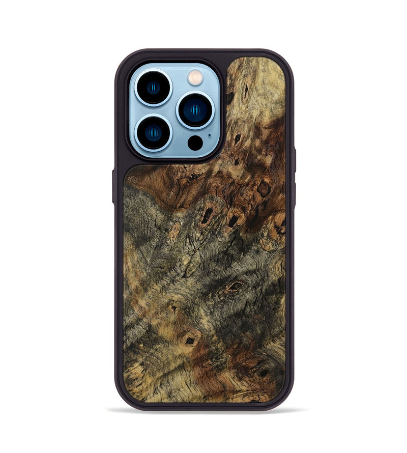 iPhone 14 Pro Wood Phone Case - Doreen (Wood Burl, 730197)
