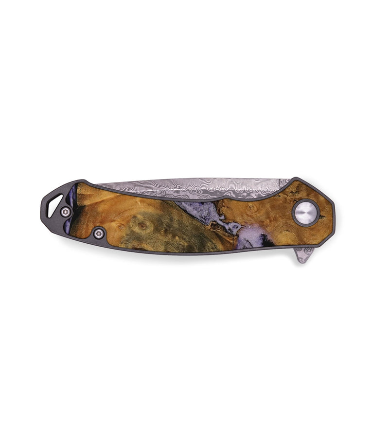EDC Wood Pocket Knife - Marta (Purple, 730255)