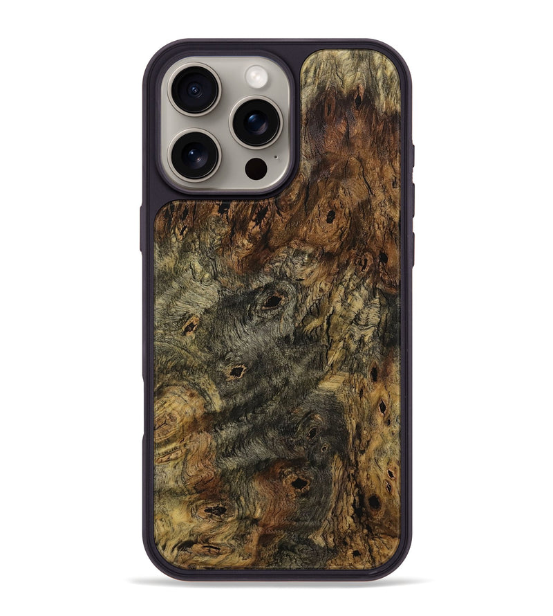 iPhone 16 Pro Max Wood Phone Case - Dona (Wood Burl, 730327)
