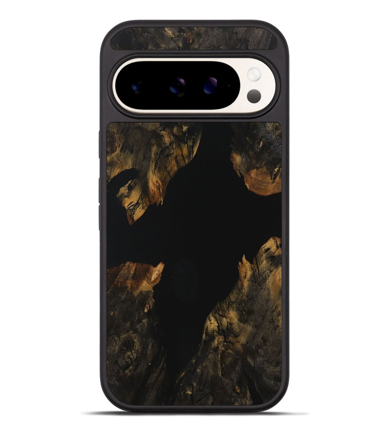 Pixel 9 Pro XL Wood Phone Case - Caye (Pure Black, 730330)