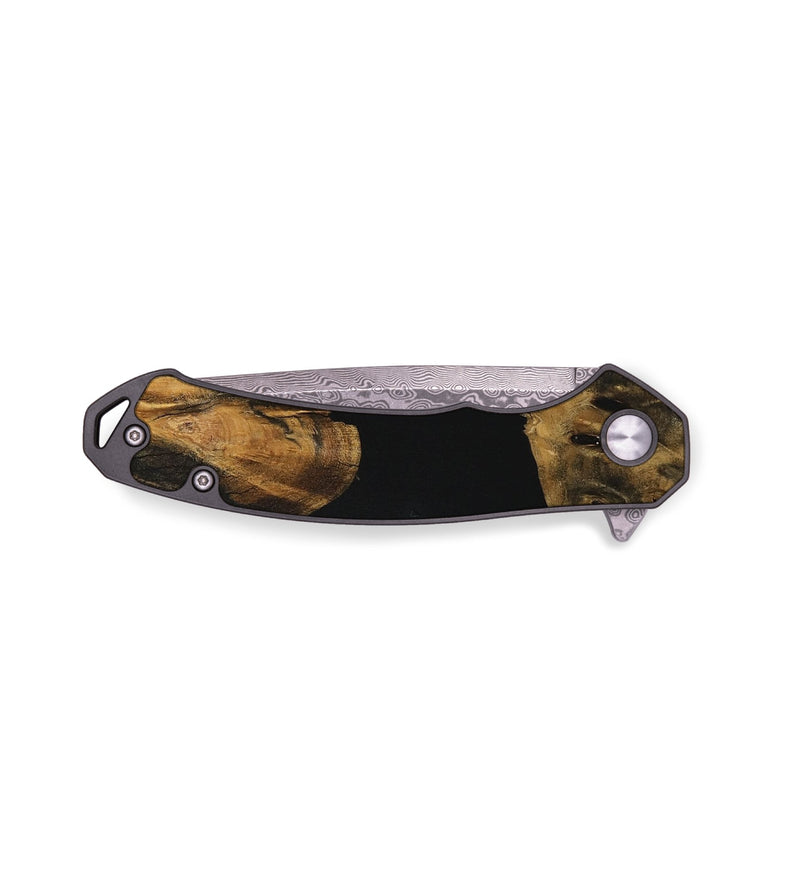 EDC Wood Pocket Knife - Shaine (Pure Black, 730470)