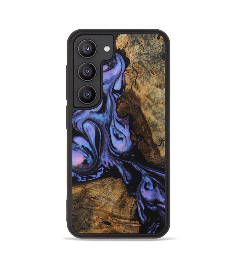 Galaxy S23 Wood Phone Case - Shailin (Purple, 730504)