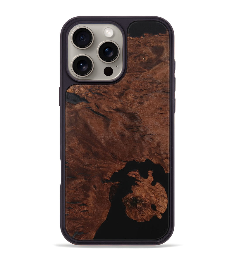 iPhone 16 Pro Max Wood Phone Case - Addi (Wood Burl, 730523)