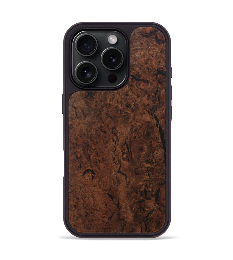iPhone 16 Pro Wood Phone Case - Mindi (Wood Burl, 730567)