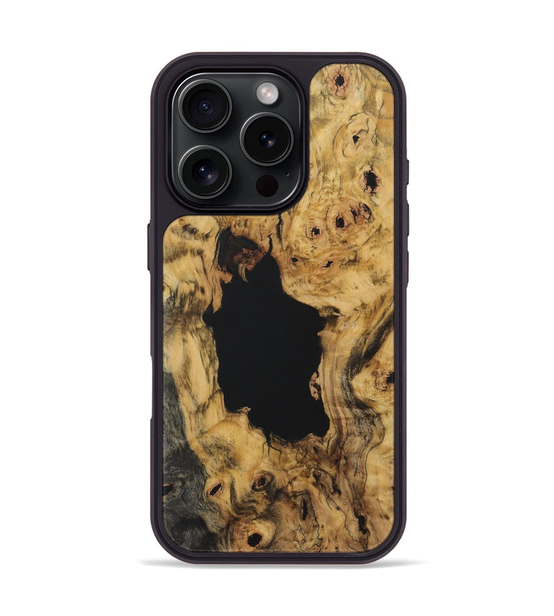 iPhone 16 Pro Wood Phone Case - Warren (Wood Burl, 730568)