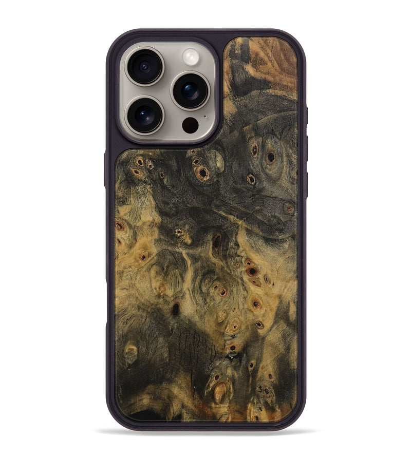 iPhone 16 Pro Max Wood Phone Case - Hoya (Wood Burl, 730577)