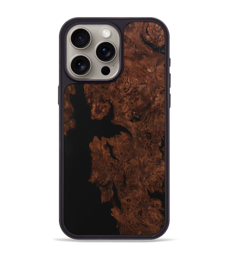 iPhone 15 Pro Max Wood Phone Case - Cynthia (Wood Burl, 730580)