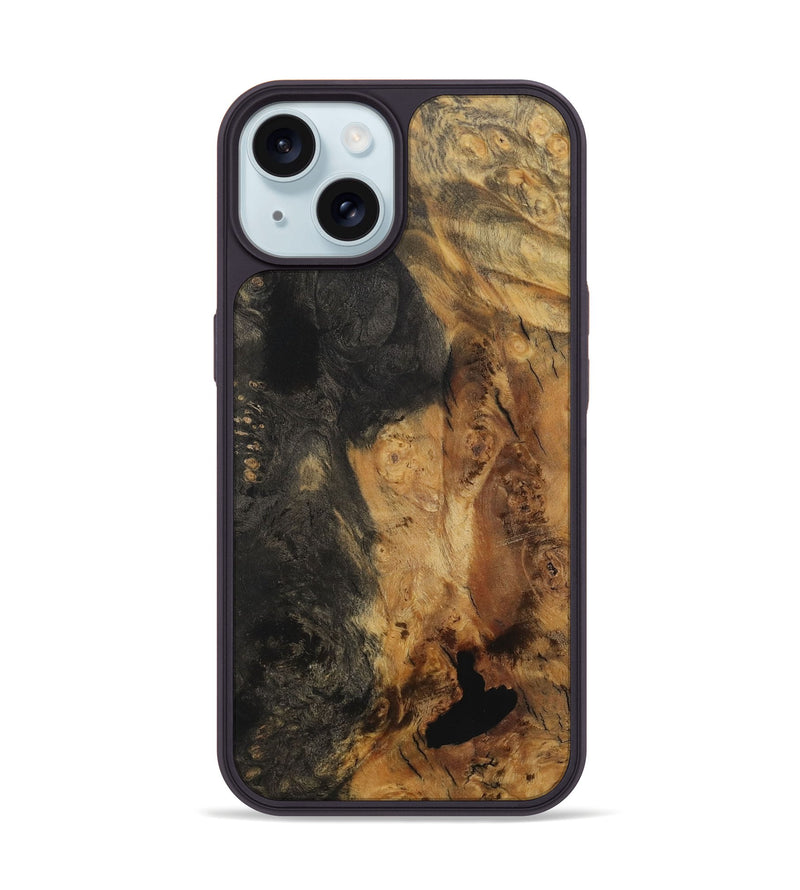 iPhone 15 Wood Phone Case - Dayse (Wood Burl, 730585)
