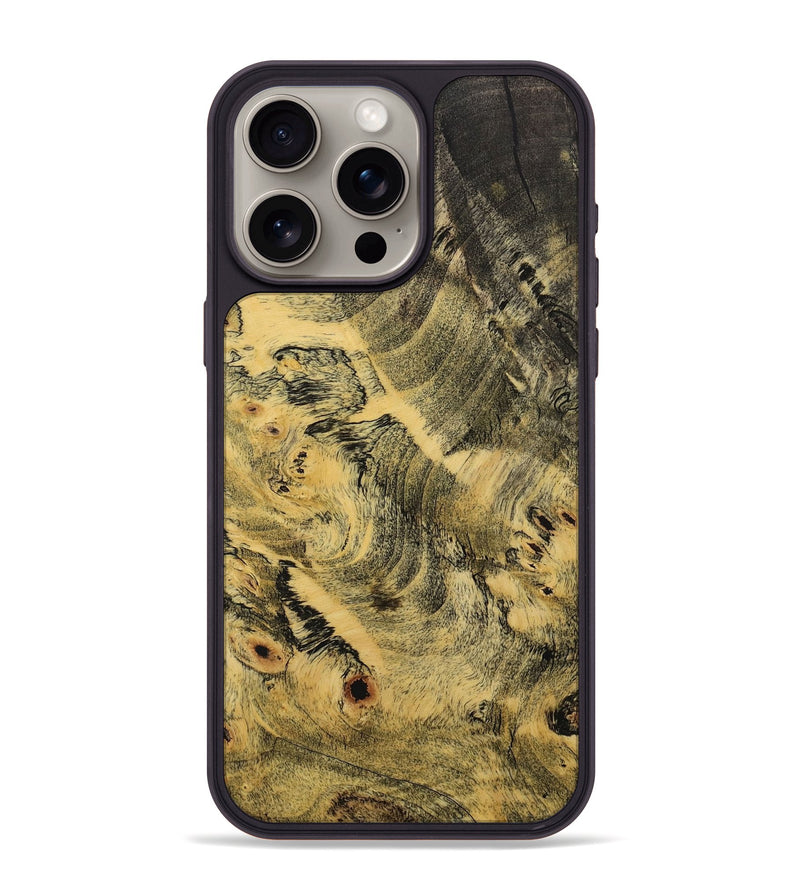 iPhone 15 Pro Max Wood Phone Case - Yuksel (Wood Burl, 730640)