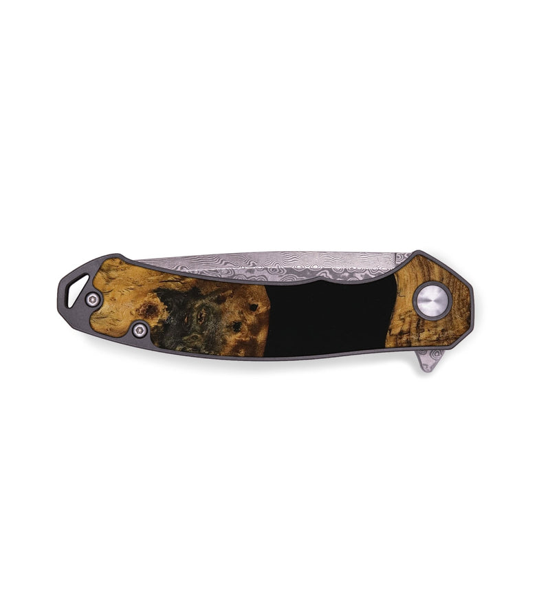 EDC Wood Pocket Knife - Tianbao (Pure Black, 730702)