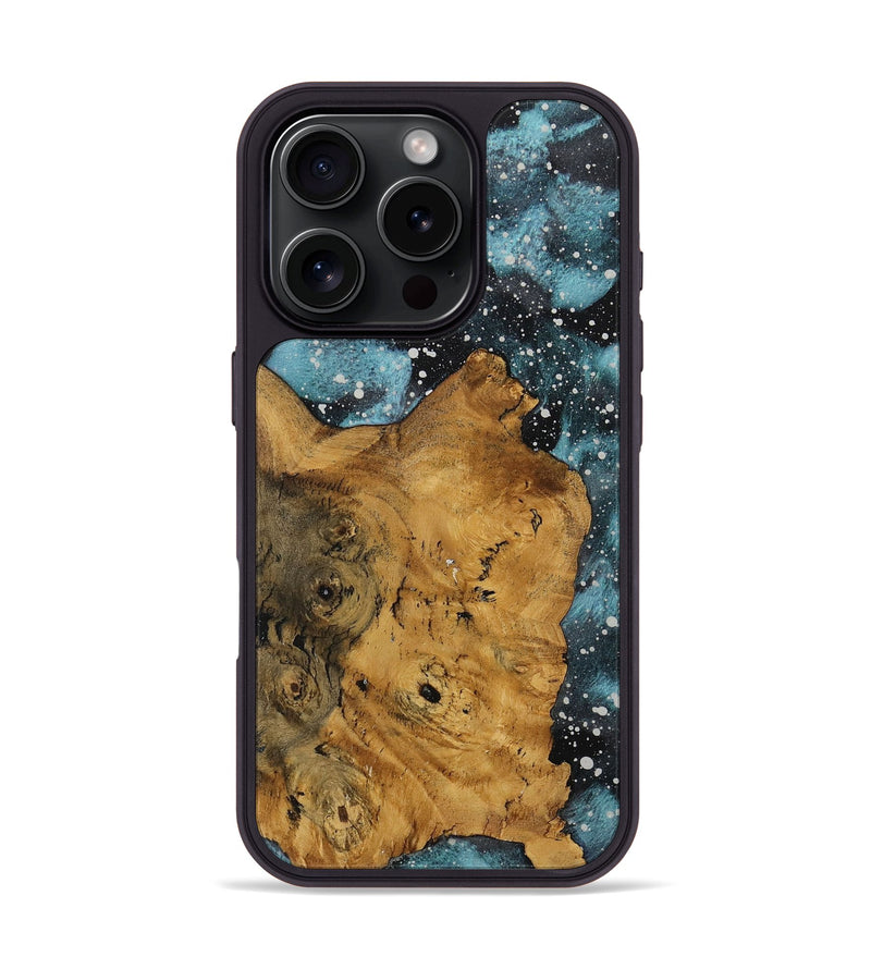 iPhone 16 Pro Wood Phone Case - Pramod (Cosmos, 730707)