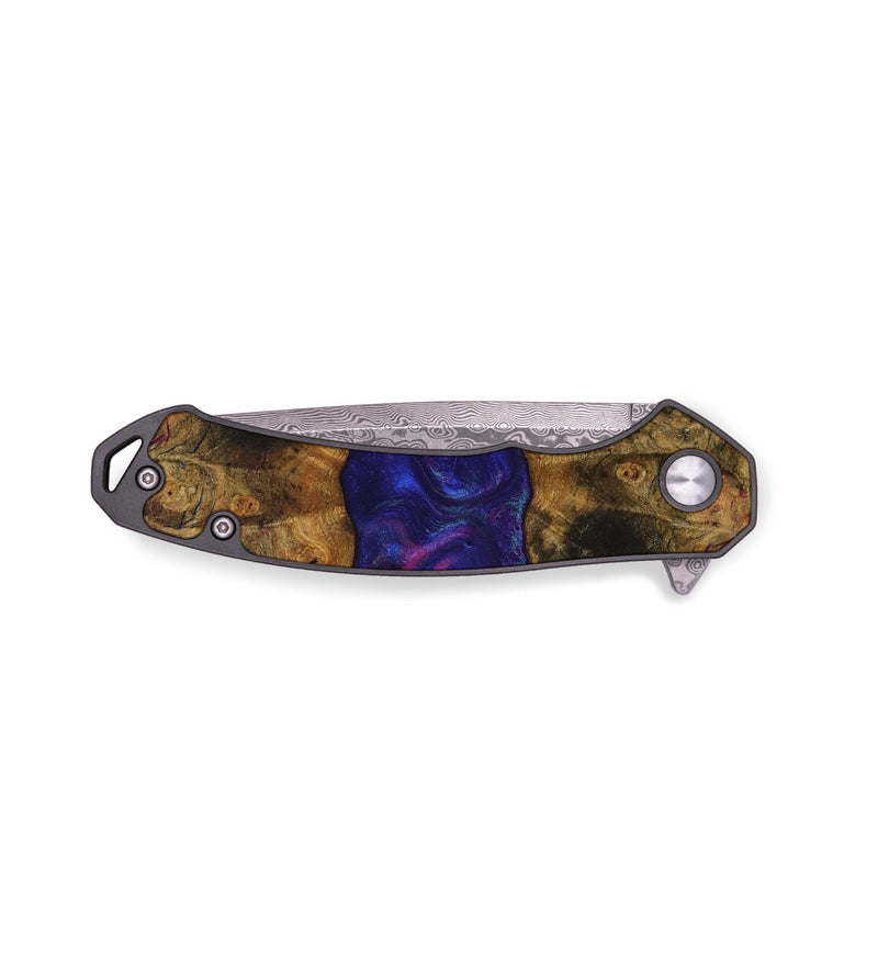 EDC Wood Pocket Knife - Ivey (Purple, 730731)
