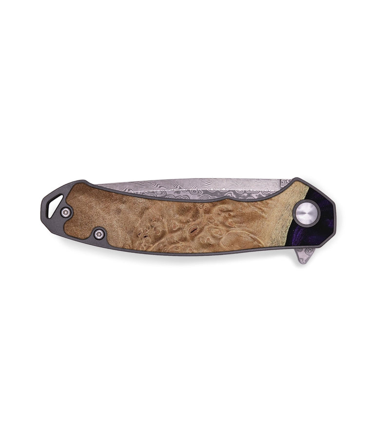 EDC Wood Pocket Knife - Tansy (Purple, 730741)