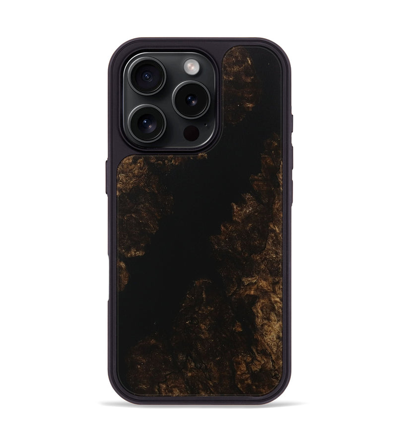 iPhone 16 Pro Wood Phone Case - Pietra (Pure Black, 730760)