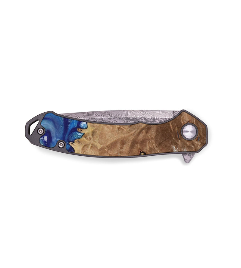 EDC Wood Pocket Knife - Luan (Blue, 730839)