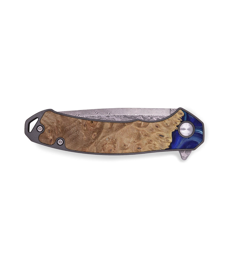 EDC Wood Pocket Knife - Volney (Blue, 730842)