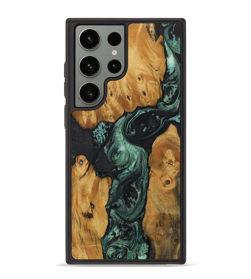 Galaxy S23 Ultra Wood Phone Case - Herre (Green, 730963)