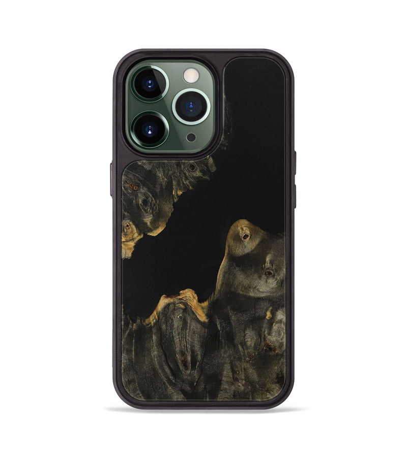 iPhone 13 Pro Wood Phone Case - Sarath (Pure Black, 731034)