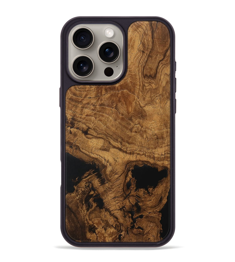 iPhone 16 Pro Max Wood Phone Case - Sibylle (Wood Burl, 731035)