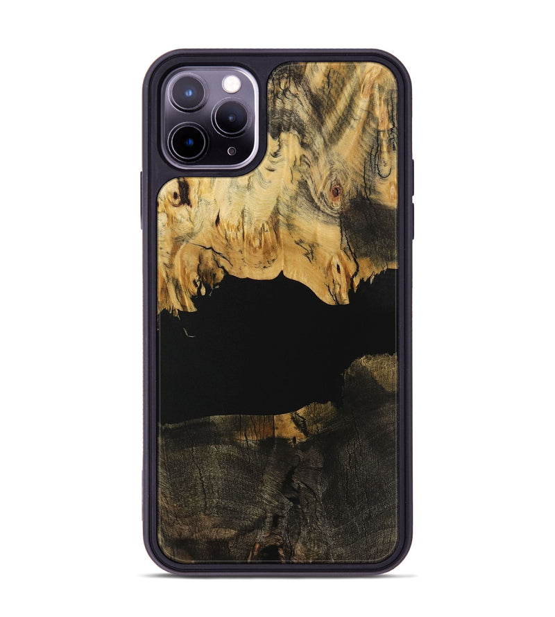 iPhone 11 Pro Max Wood Phone Case - Jovanny (Pure Black, 731048)