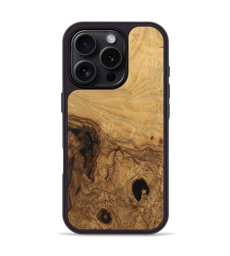 iPhone 16 Pro Wood Phone Case - Katelyn (Wood Burl, 731115)