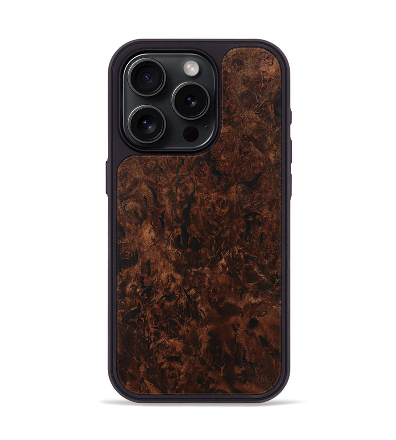 iPhone 15 Pro Wood Phone Case - Nevin (Wood Burl, 731123)