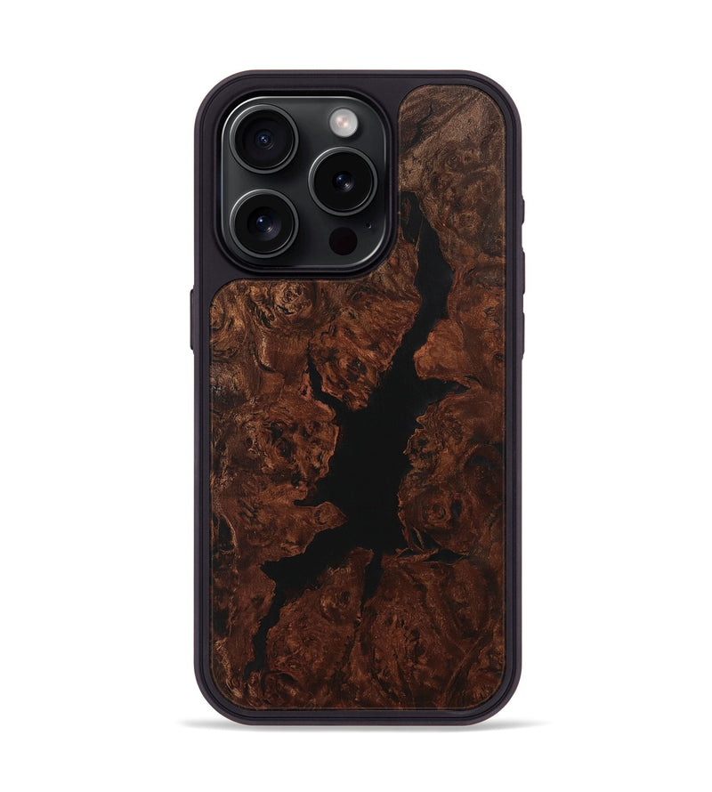 iPhone 15 Pro Wood Phone Case - Buelah (Wood Burl, 731128)