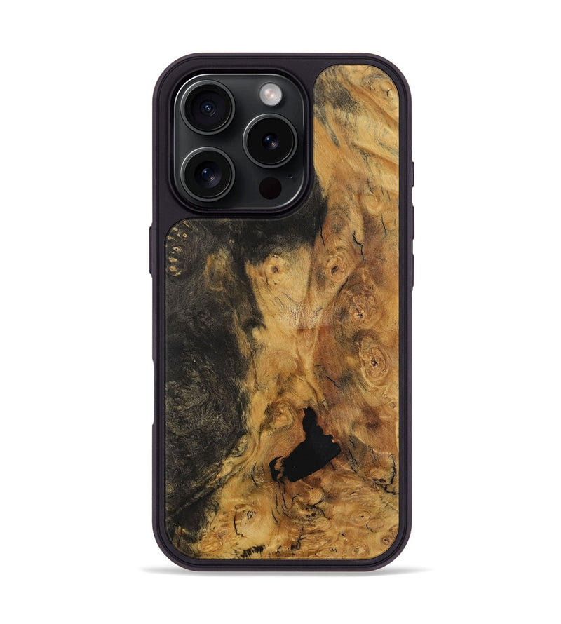 iPhone 16 Pro Wood Phone Case - Annika (Wood Burl, 731129)