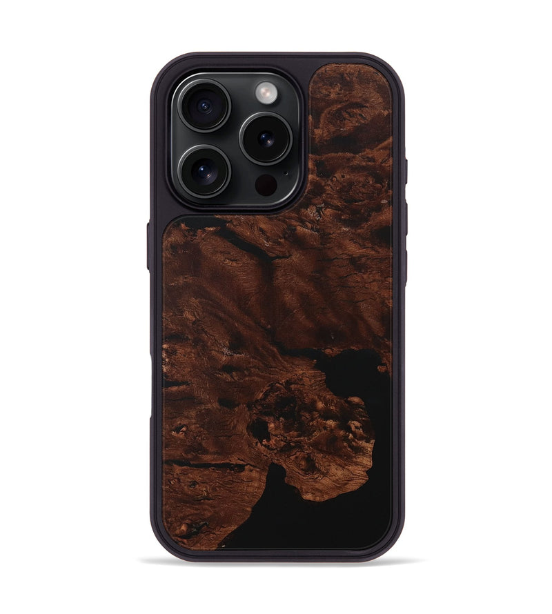 iPhone 16 Pro Wood Phone Case - Teji (Wood Burl, 731151)
