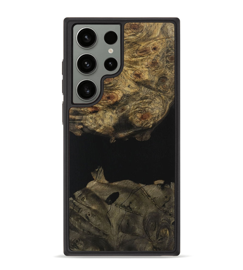 Galaxy S23 Ultra Wood Phone Case - Carmody (Pure Black, 731272)