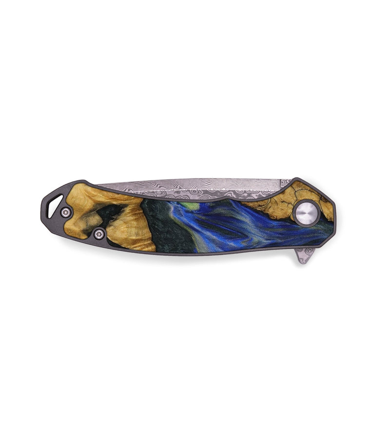 EDC Wood Pocket Knife - Muire (Blue, 731305)