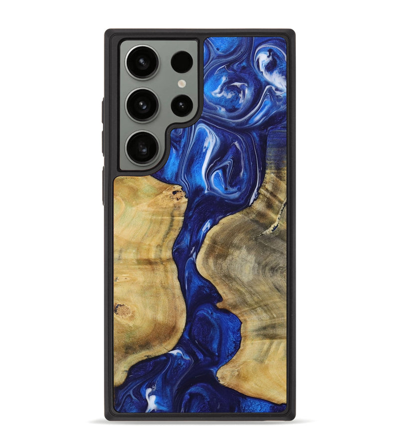Galaxy S23 Ultra Wood Phone Case - Dangelo (Blue, 731312)