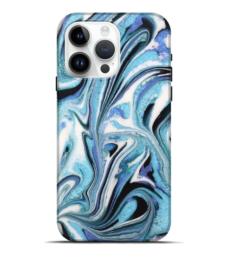 iPhone 15 Pro Max ResinArt Live Edge Phone Case - Keep (Blue, 731383)