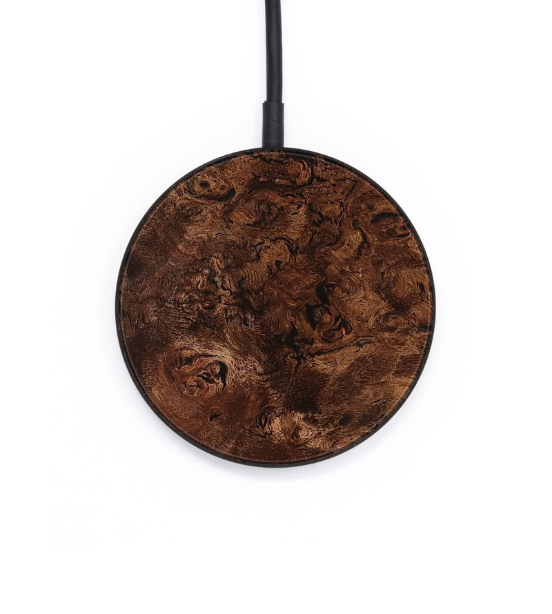 Circle Wood Wireless Charger - Tash (Pure Black, 731499)