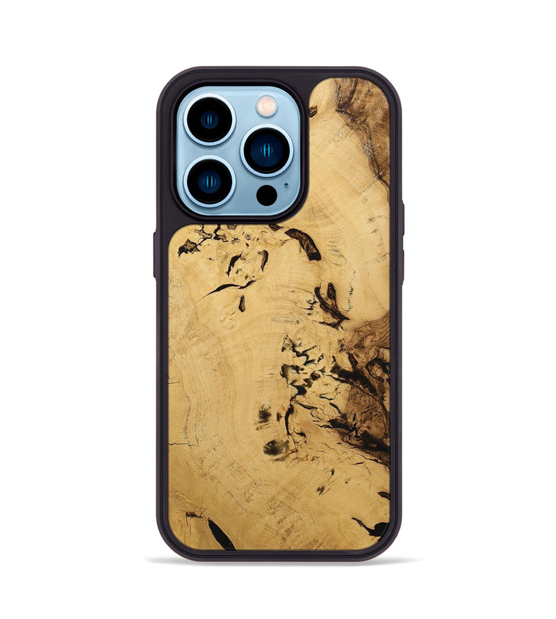 iPhone 14 Pro Wood Phone Case - Buell (Wood Burl, 731595)