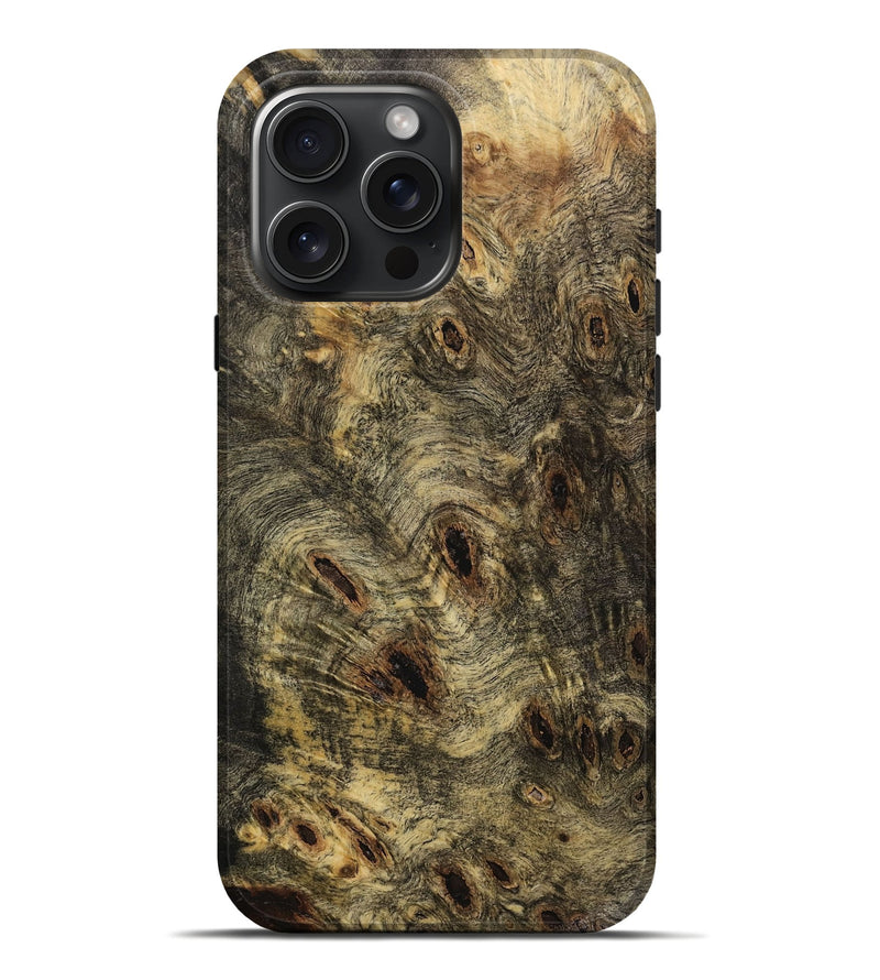 iPhone 16 Pro Max Wood Live Edge Phone Case - Bessy (Wood Burl, 731620)